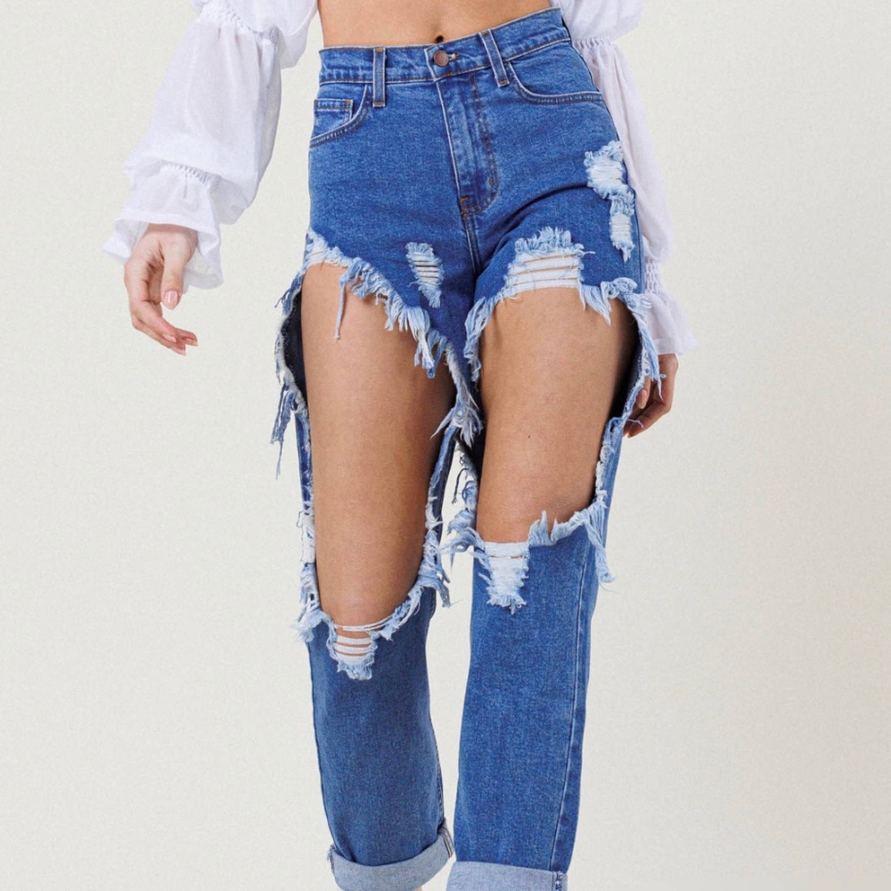 Distressed Jeans